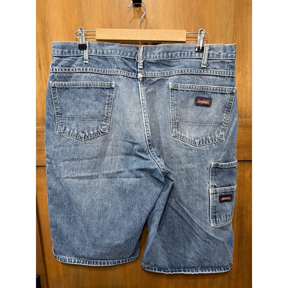 Vintage Dickies‎ Cargo Denim Jean Shorts Size 38 (13" inseam) Medium Wash